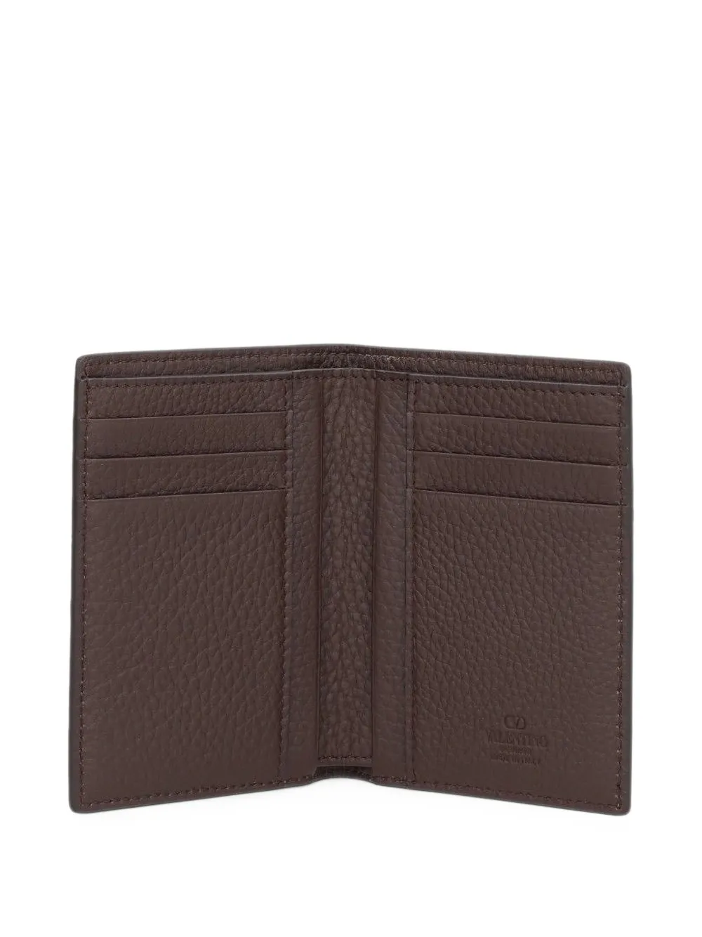 Valentino Garavani VLogo Signature perforated card holder Bruin