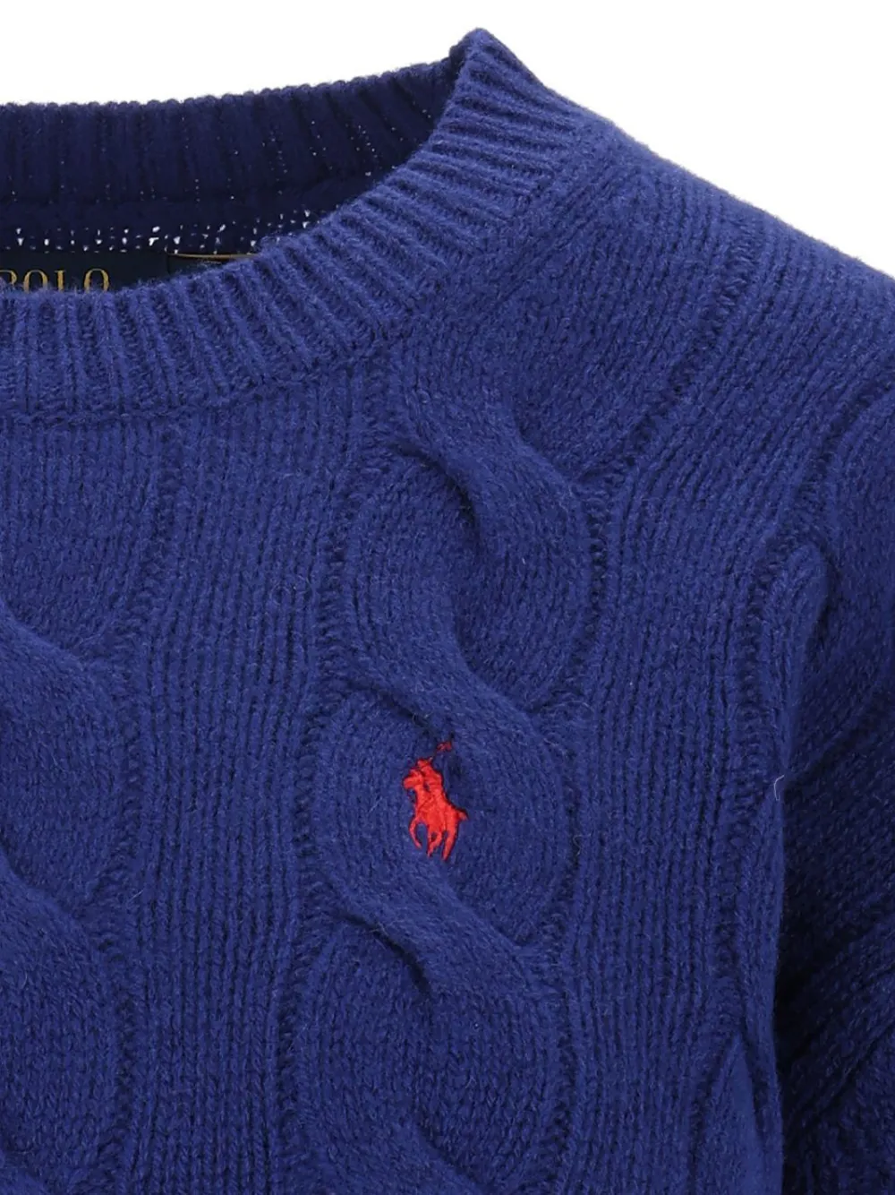 Polo Ralph Lauren cable-knit sweater Blauw