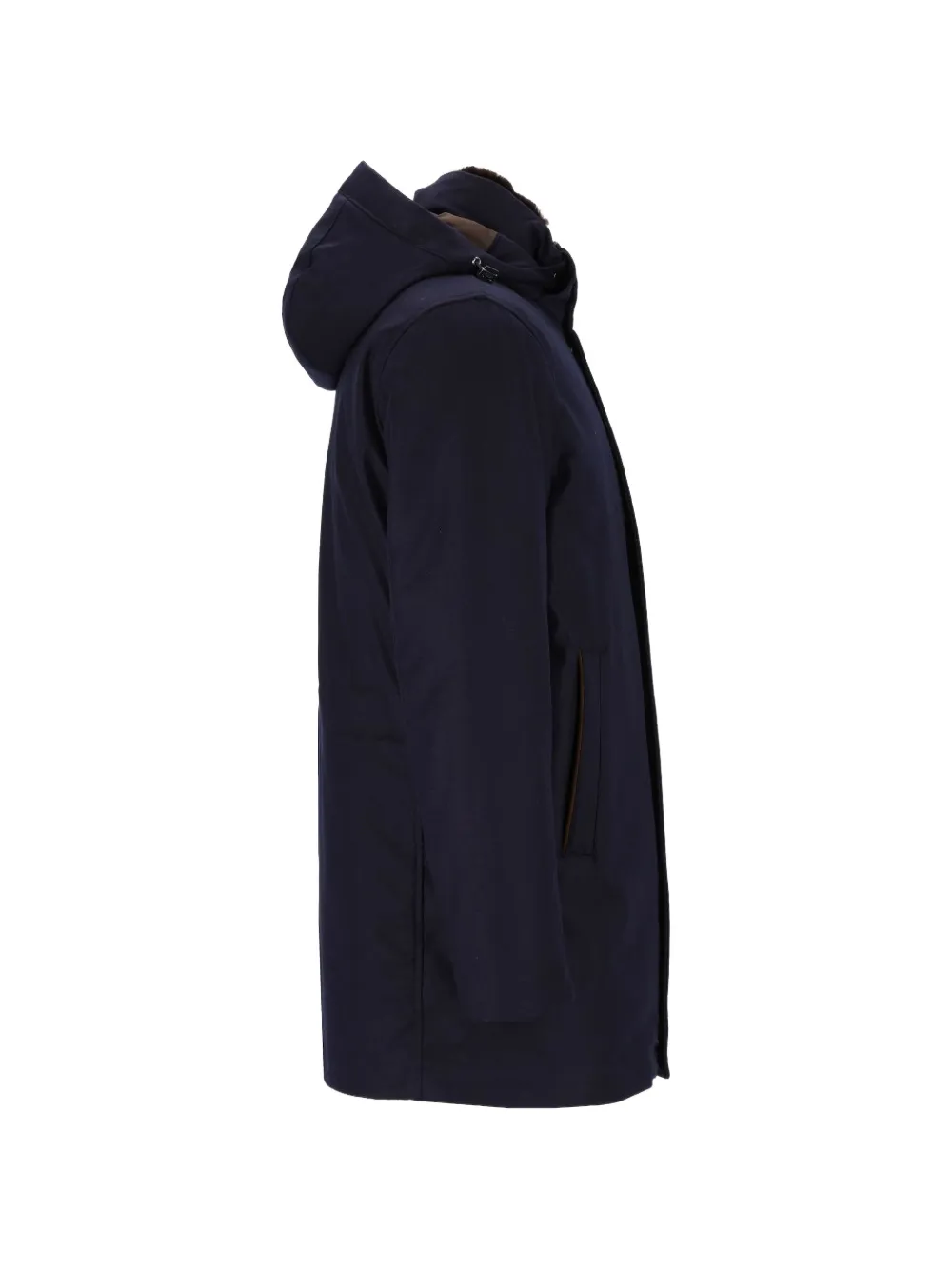 Al Duca D Aosta 1902 Gewatteerde jas met capuchon Blauw