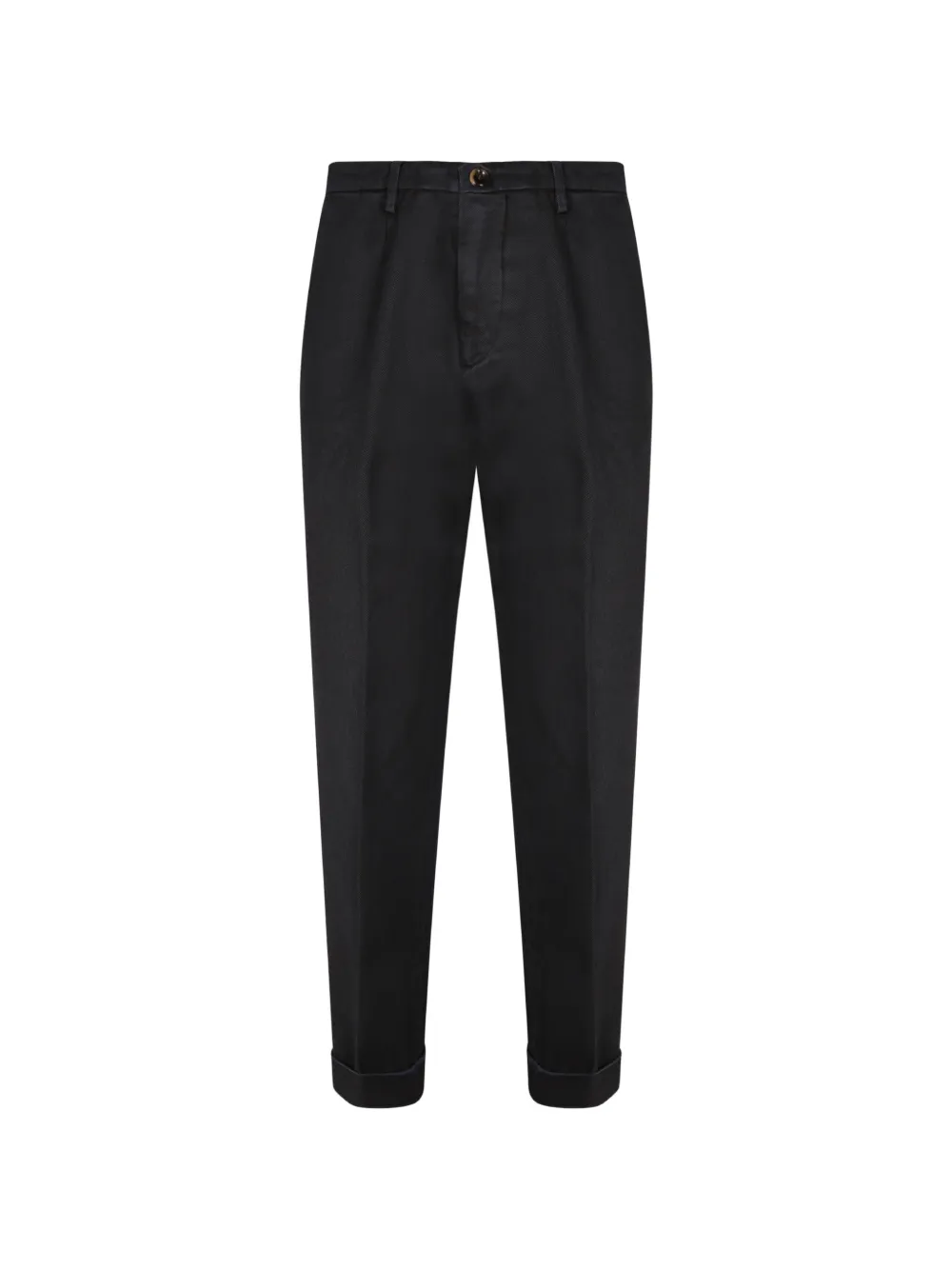 Dell'oglio pleated turn-up trousers - Blu