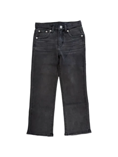 Levi's Kids washed straight-leg jeans