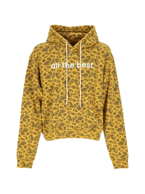 DAGGER leopard-print hoodie