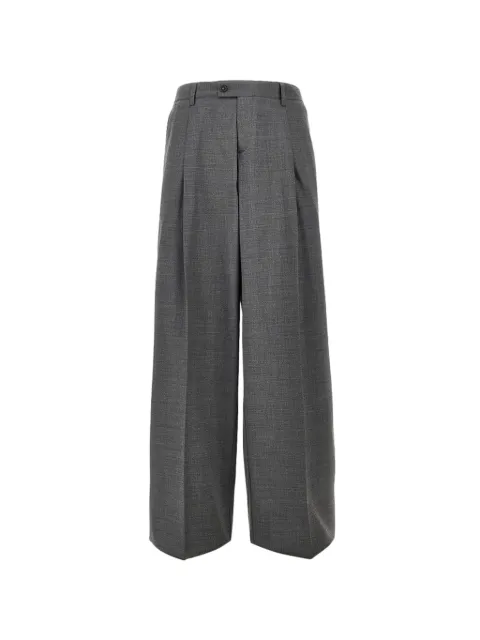 MARSEM pleated wide-leg trousers