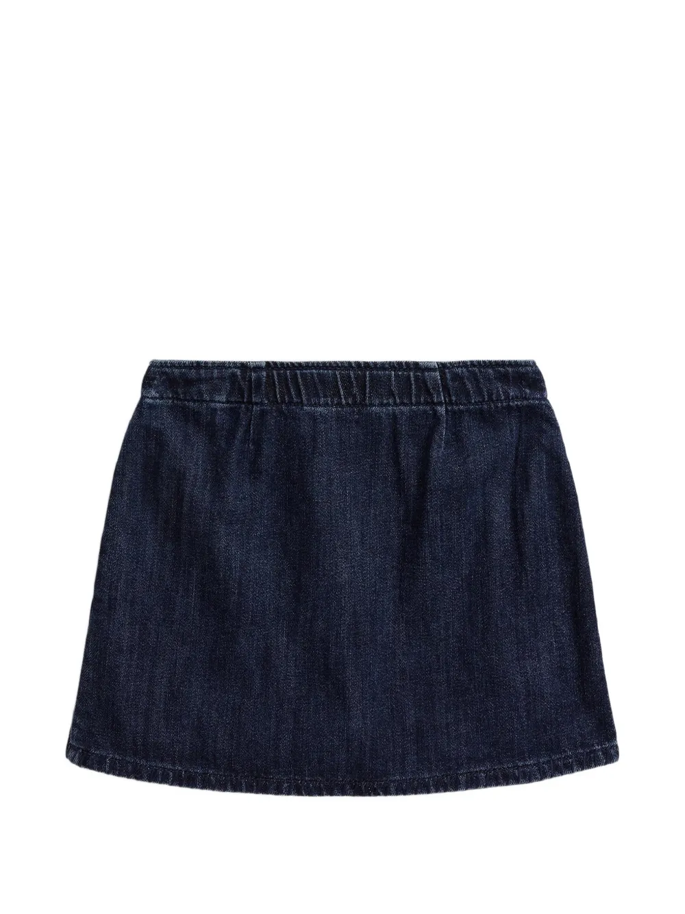 POLO RALPH LAUREN KIDS denim wrap skirt Blauw