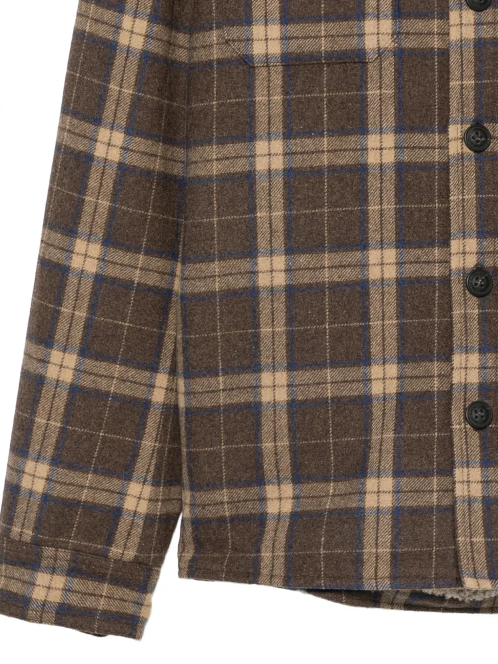 MC2 Saint Barth check-pattern button-up overshirt Bruin