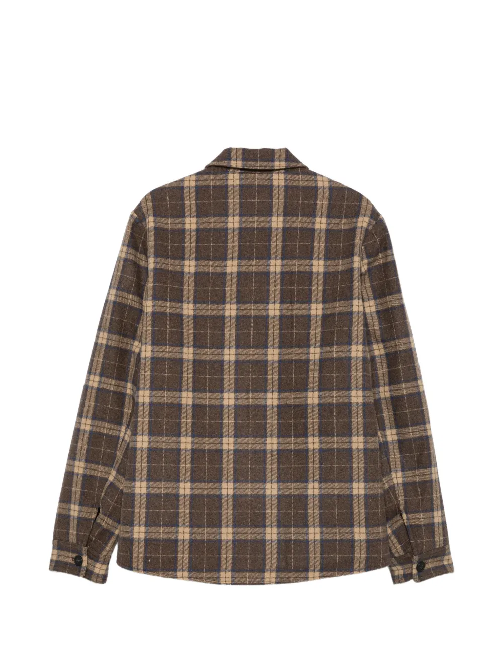 MC2 Saint Barth check-pattern button-up overshirt Bruin