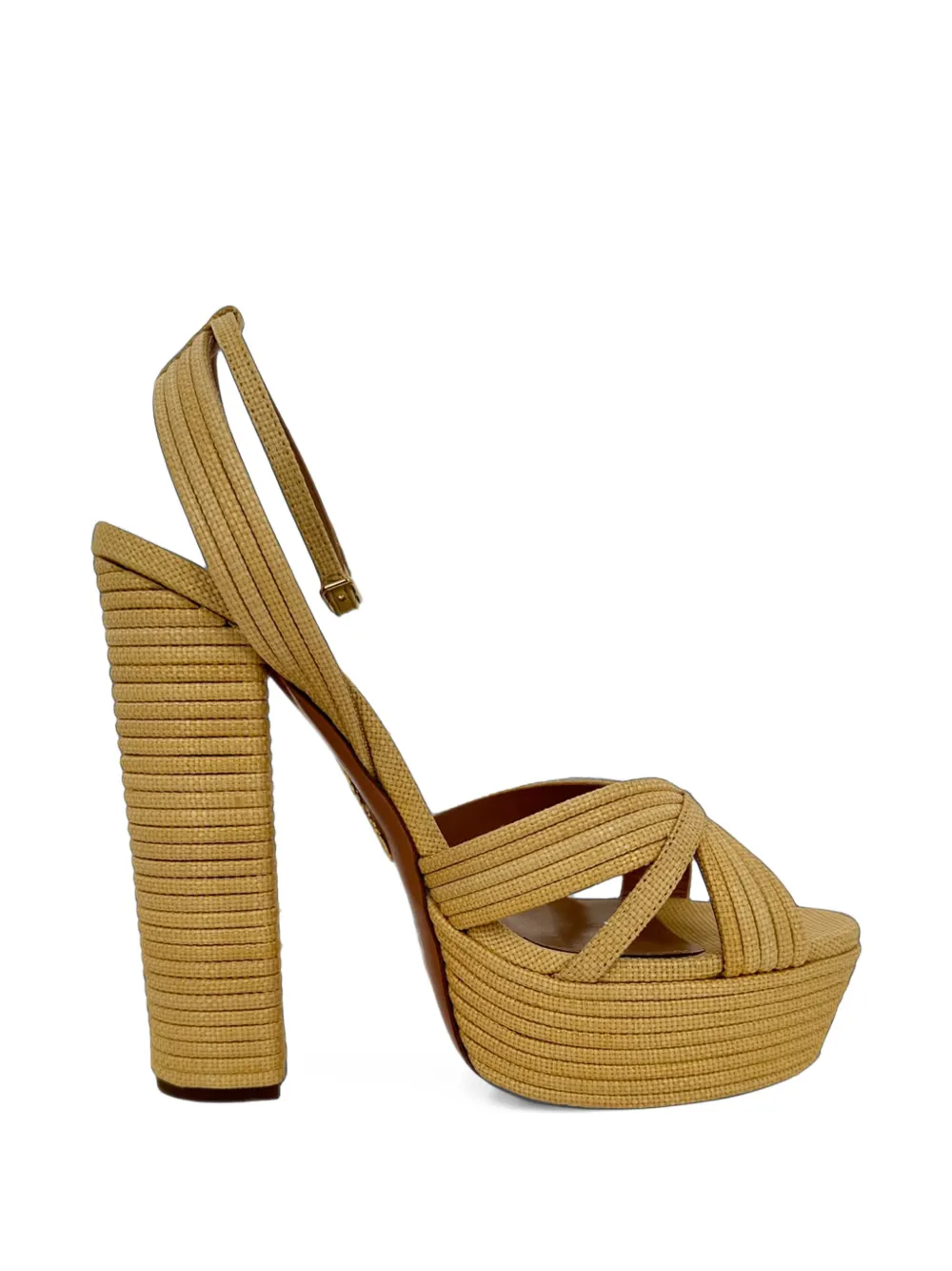 Aquazzura Sundance plateau sandals - Gelb