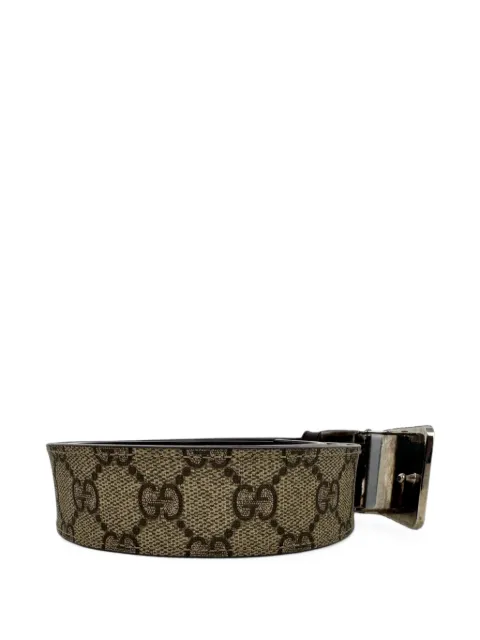 Gucci Pre-Owned cinturón de lona con monograma GG 2010