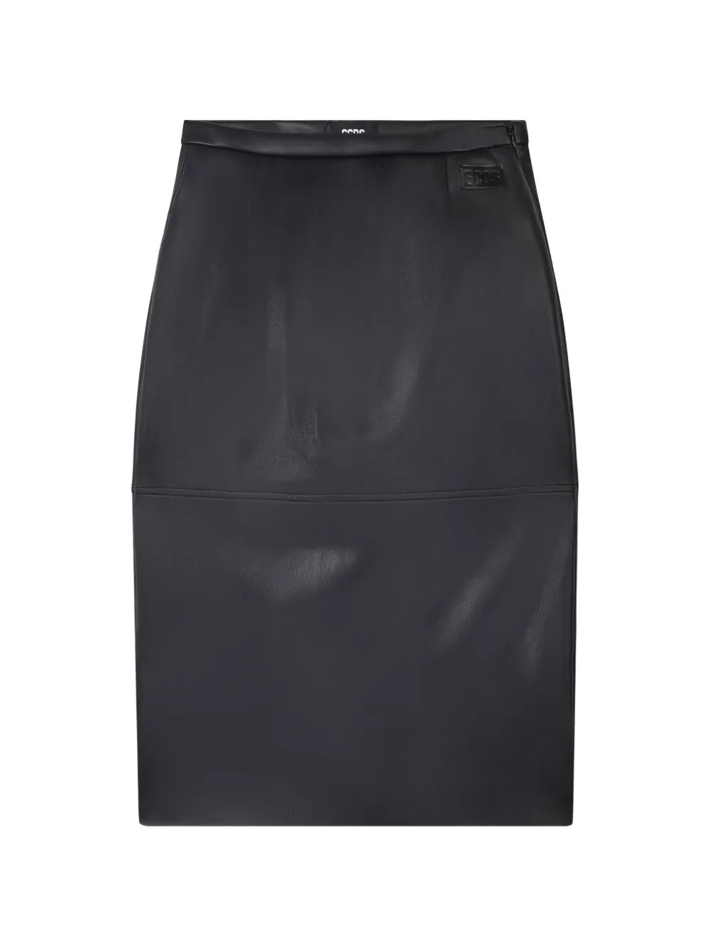 GCDS high-waisted pencil midi skirt Zwart