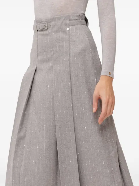 NISSA falda midi con tiro alto