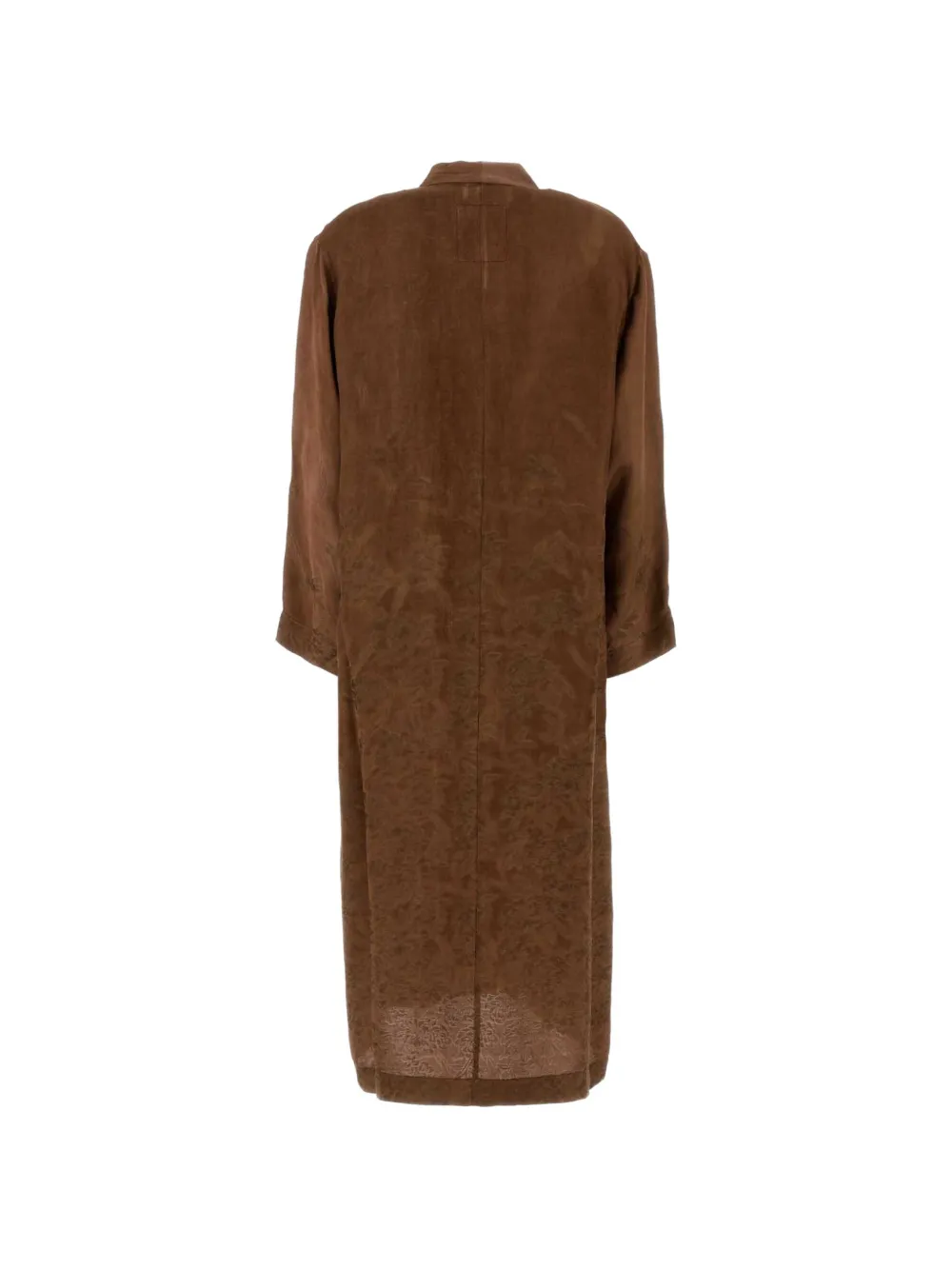 Uma Wang Corry floral-jacquard coat Bruin