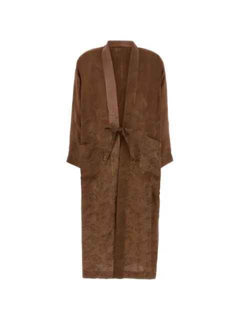 Uma Wang Corry floral-jacquard coat