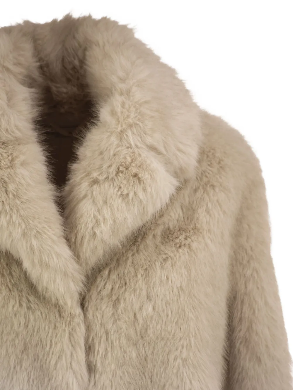 Weekend Max Mara soft textured short coat powder Beige
