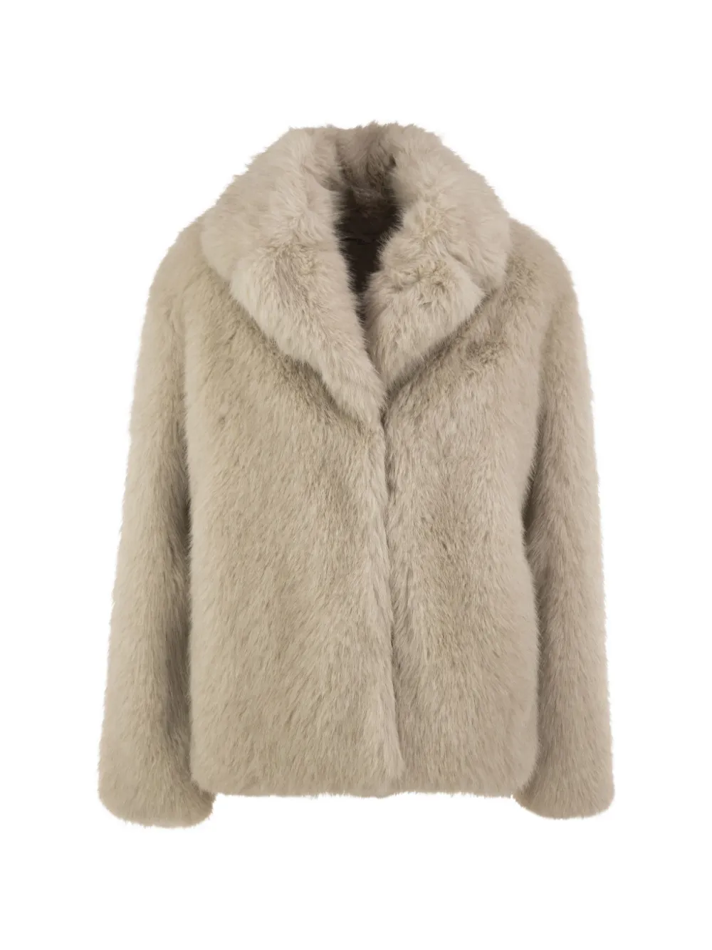 Weekend Max Mara soft textured short coat powder Beige