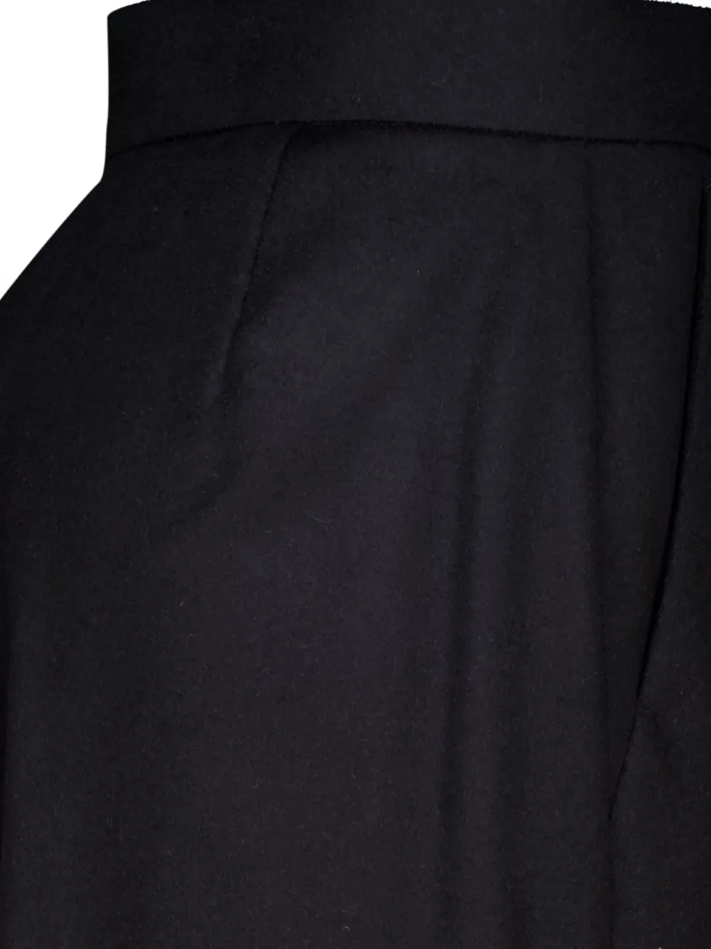 Max Mara Broek met wijde pijpen Zwart