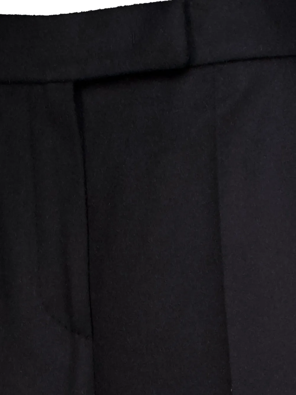 Max Mara Broek met wijde pijpen Zwart