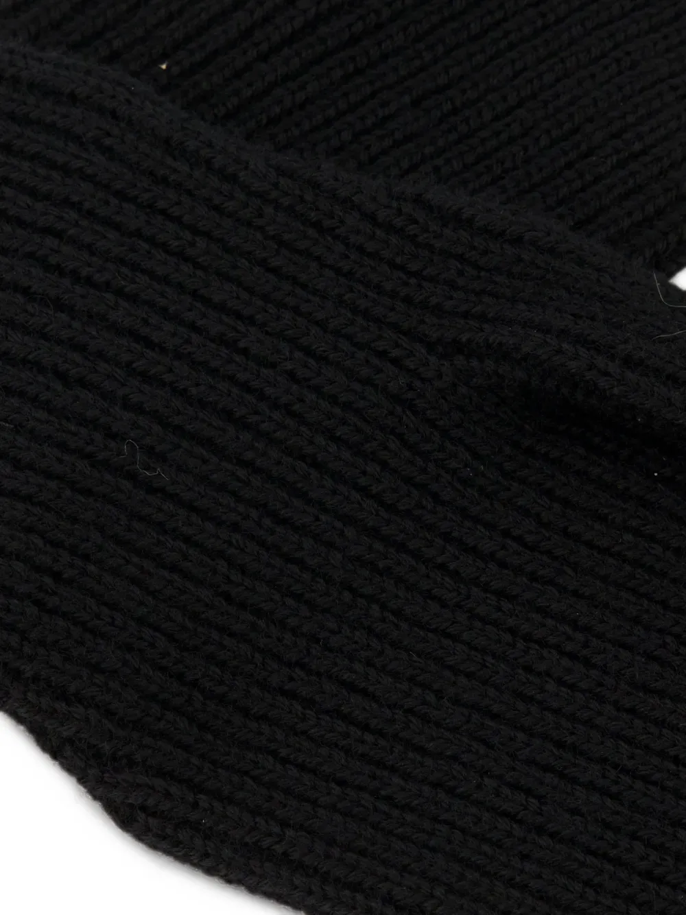 Moncler wool gloves Zwart