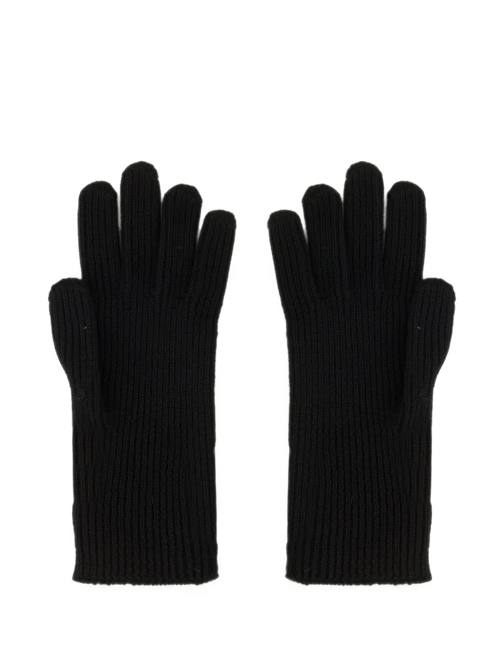 Moncler wool gloves Zwart