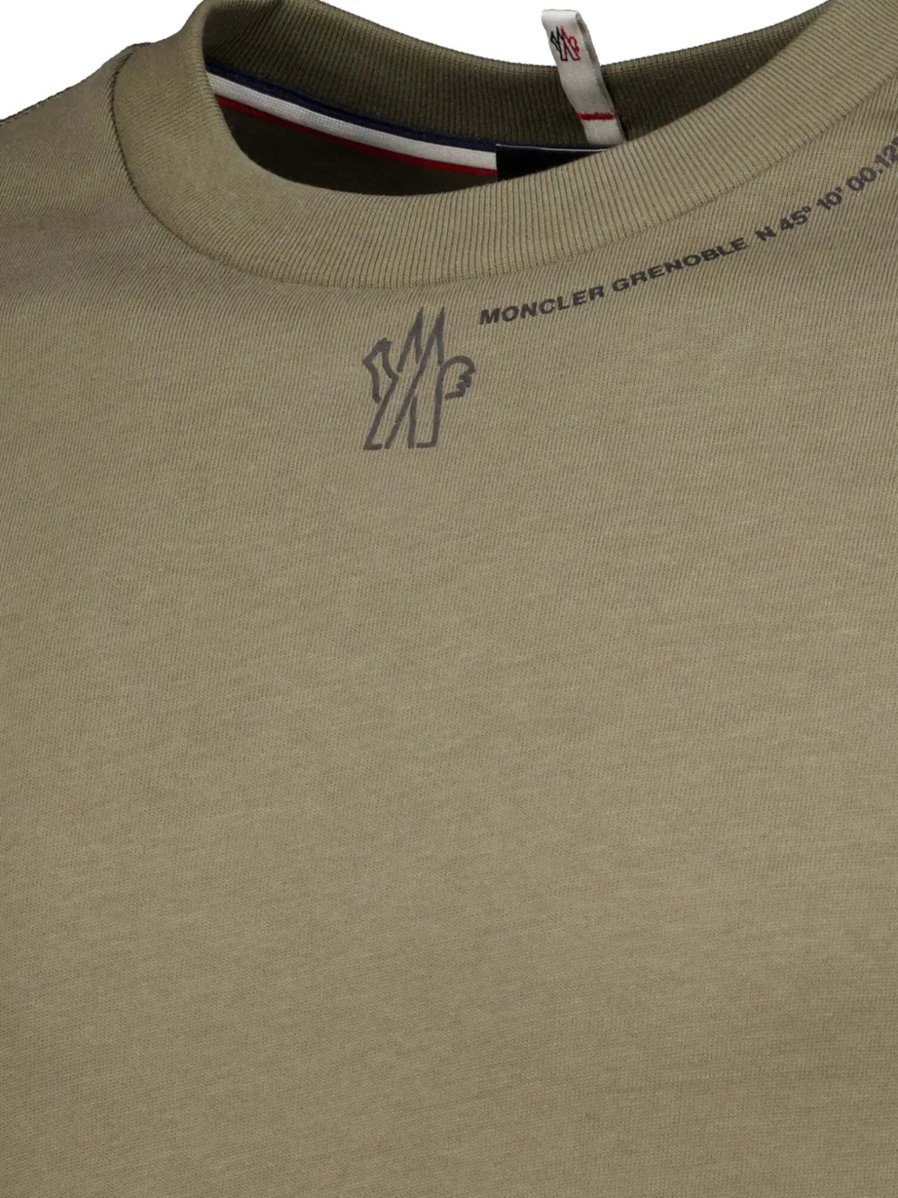 Moncler Grenoble Coordinates logo-print cotton T-shirt Groen