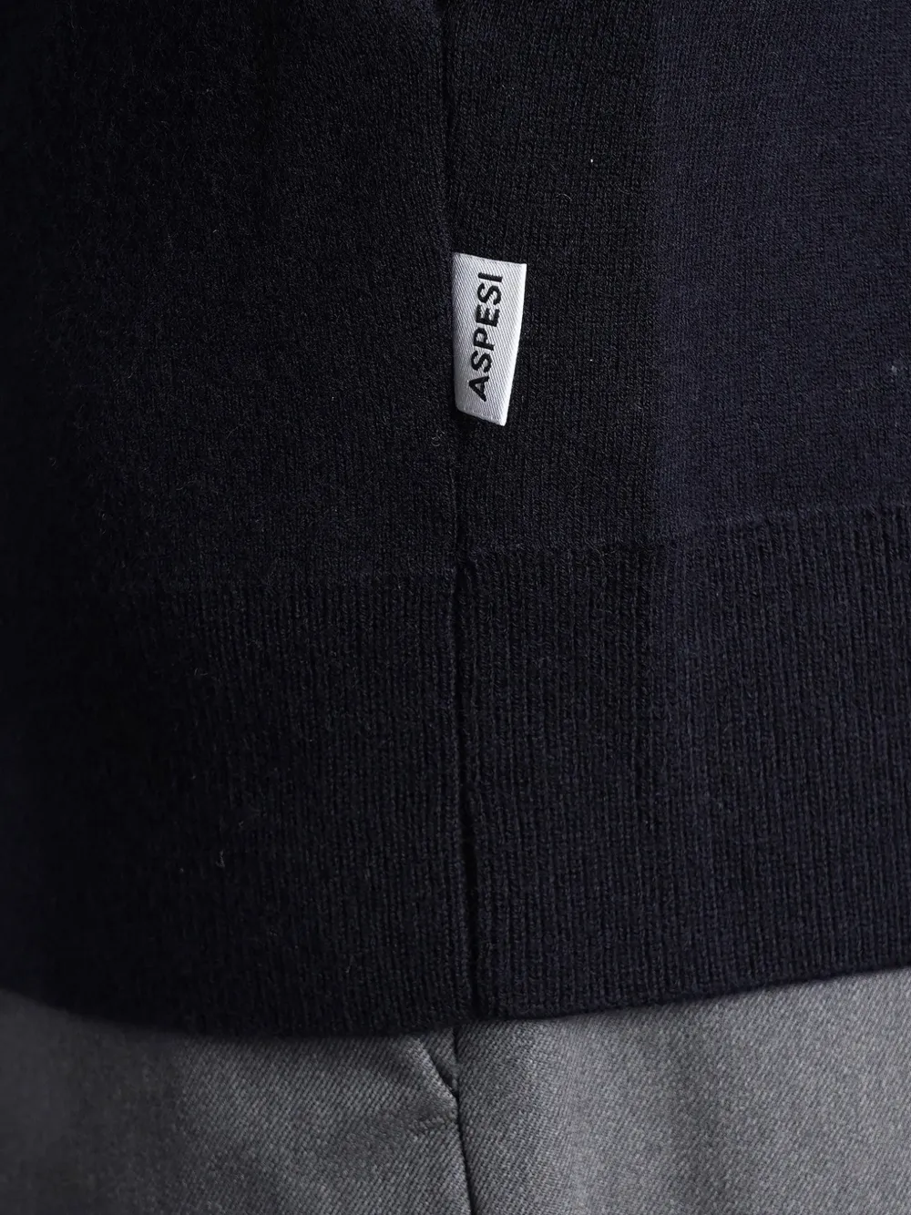 ASPESI zip-up hoodie Blauw