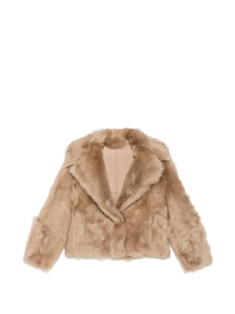 Blancha Jacke mit Reverskragen und Shearling-Finish