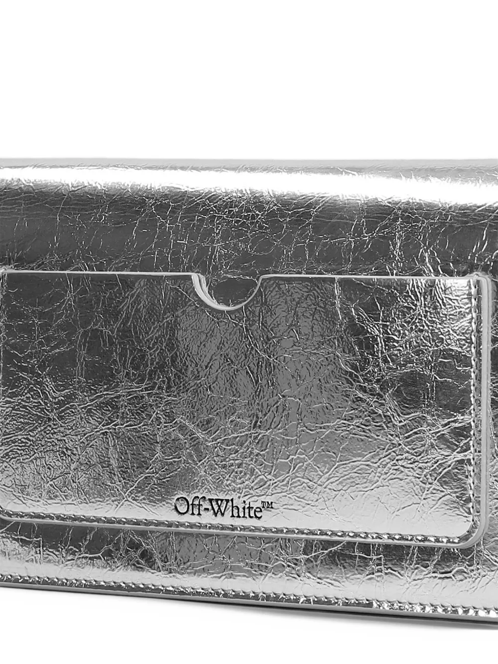 Off-White Arrows logo shoulder bag Zilver