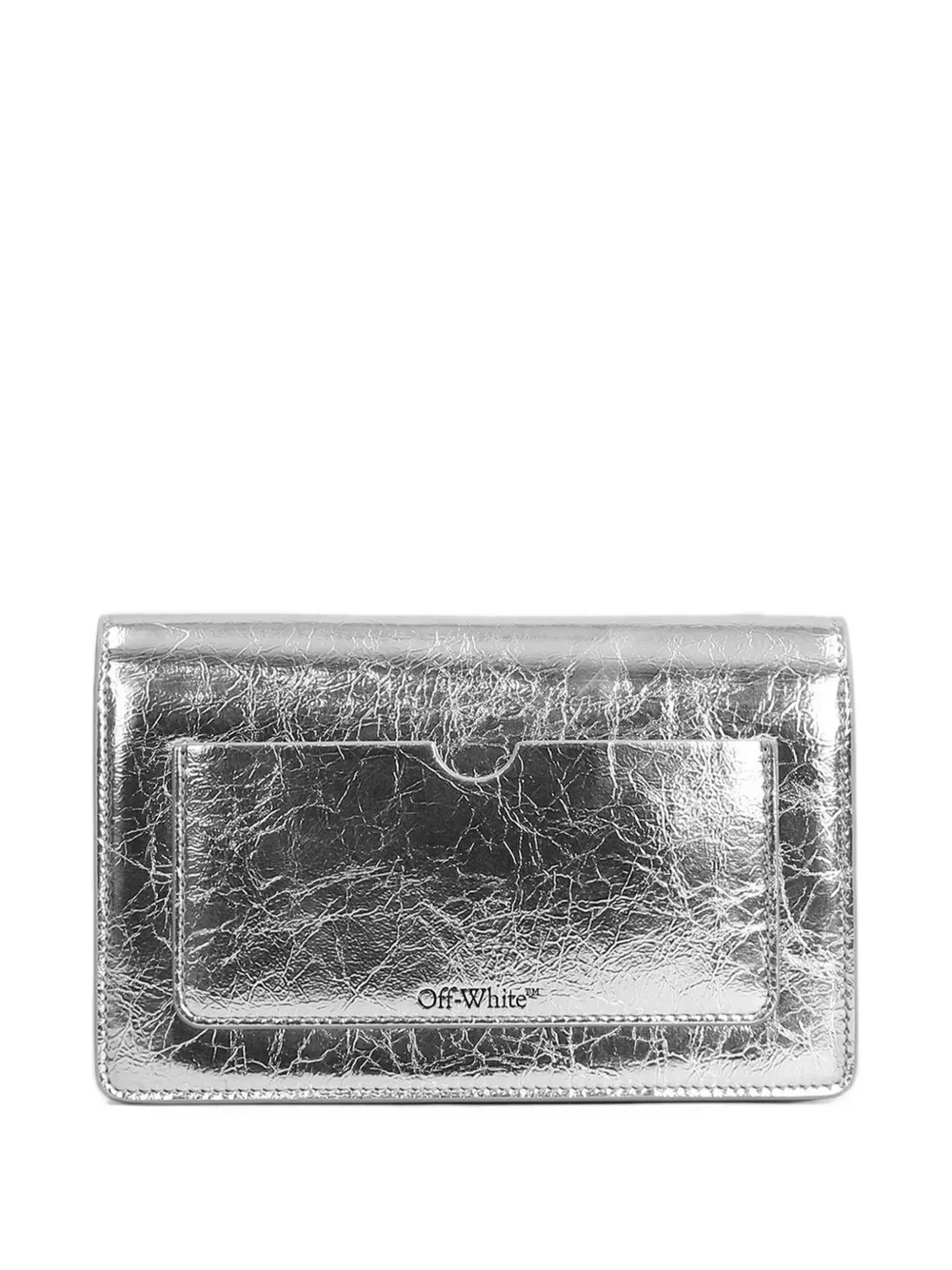 Off-White Arrows logo shoulder bag Zilver
