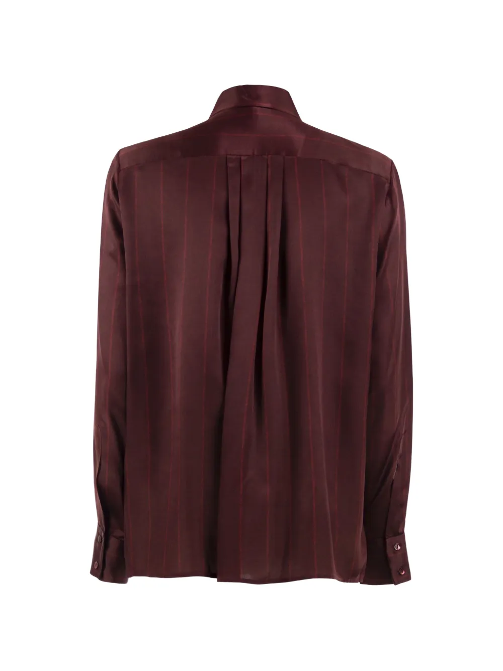 Antonelli vertical-stripe shirt Rood