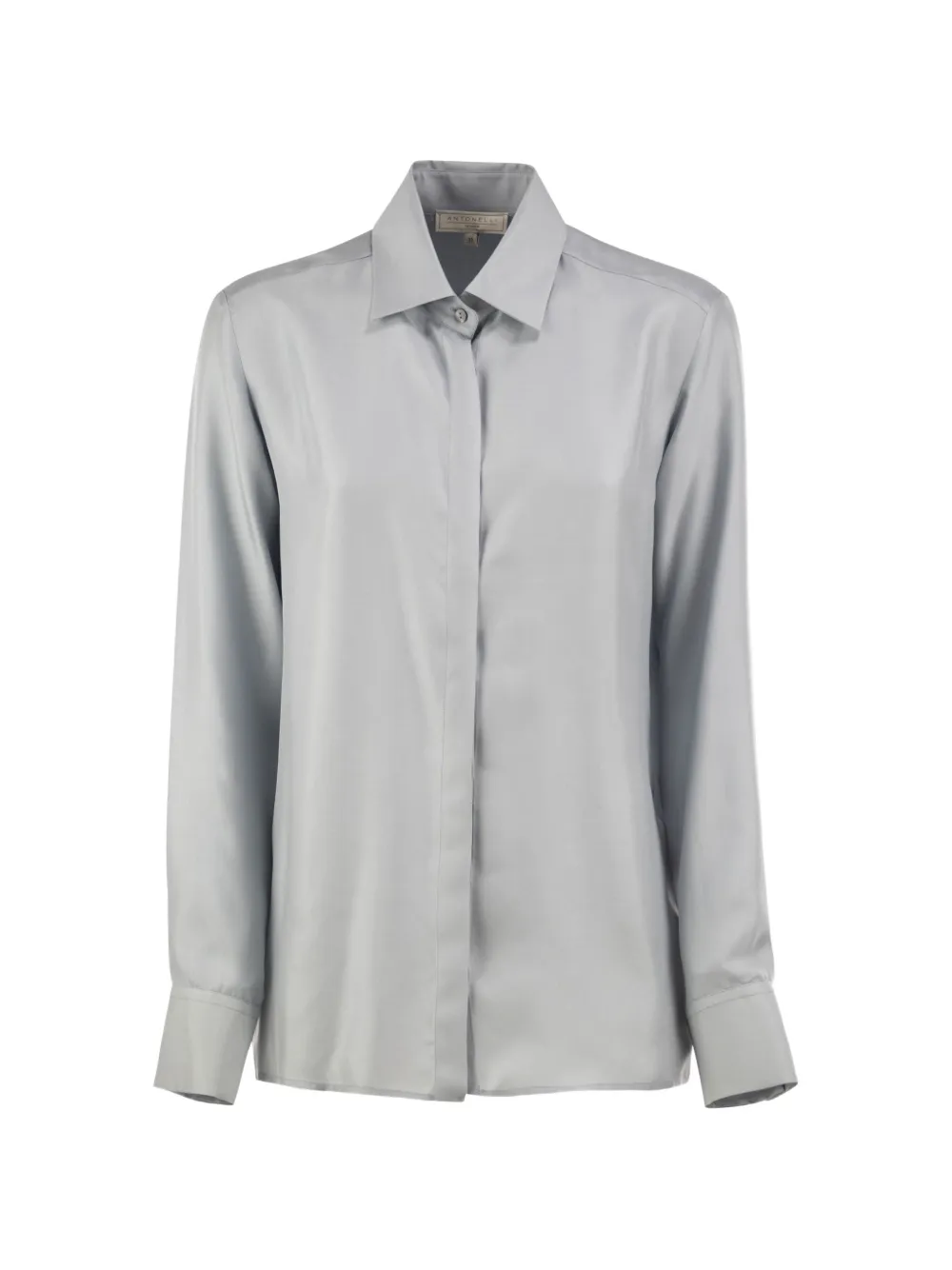 Antonelli silk shirt Blauw