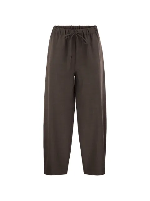 Antonelli drawstring straight trousers