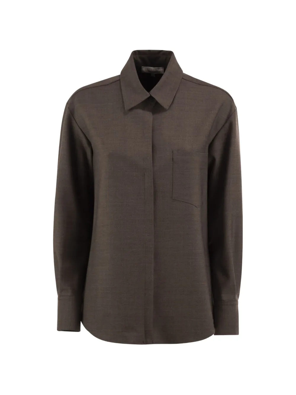 Antonelli patch-pocket shirt Bruin