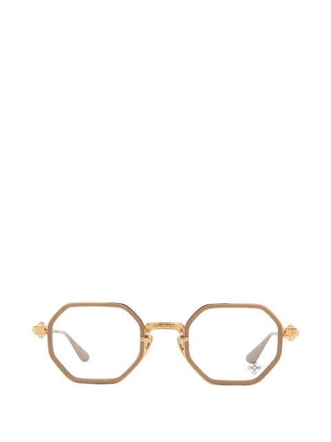 Chrome Hearts Tatters geometric-frame glasses