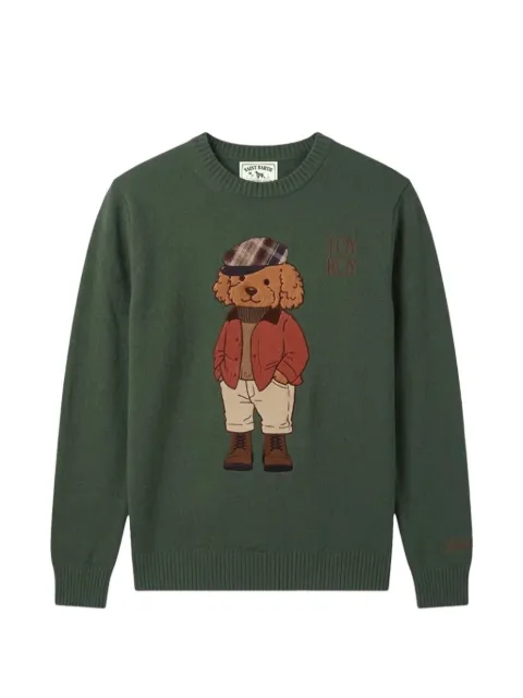 MC2 Saint Barth Heron poodle-patch crew-neck sweater