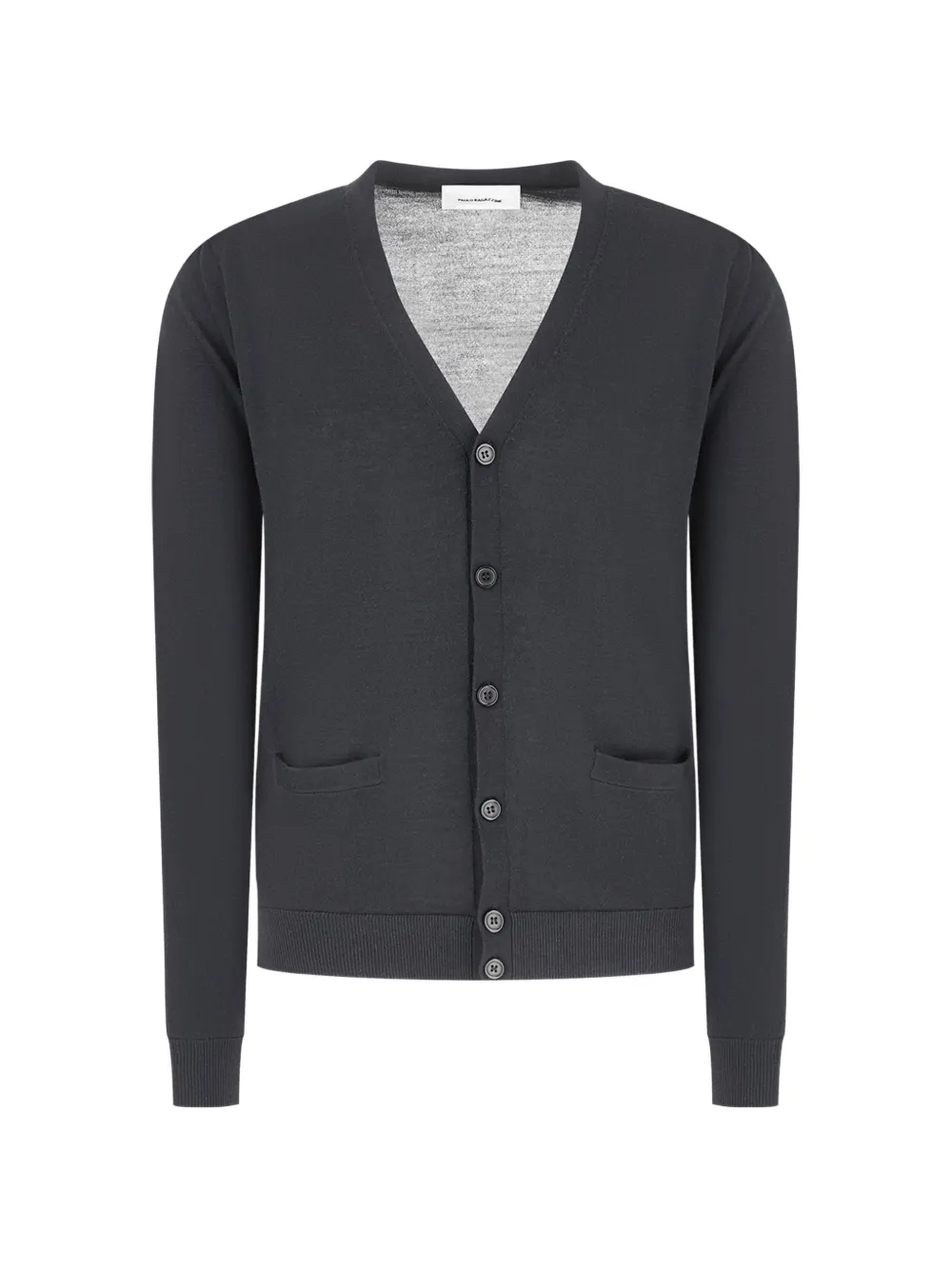 PAOLO RAGAZZINI V-neck button-up cardigan - Grau