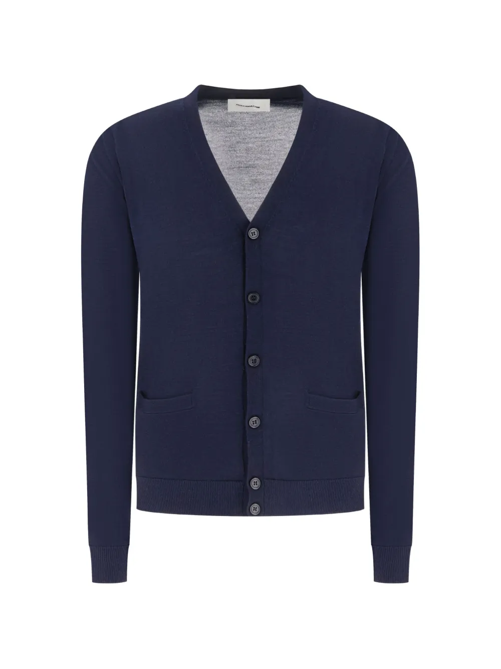 PAOLO RAGAZZINI fine-knit button-up cardigan - Blau