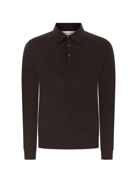 PAOLO RAGAZZINI fine-knit wool polo shirt