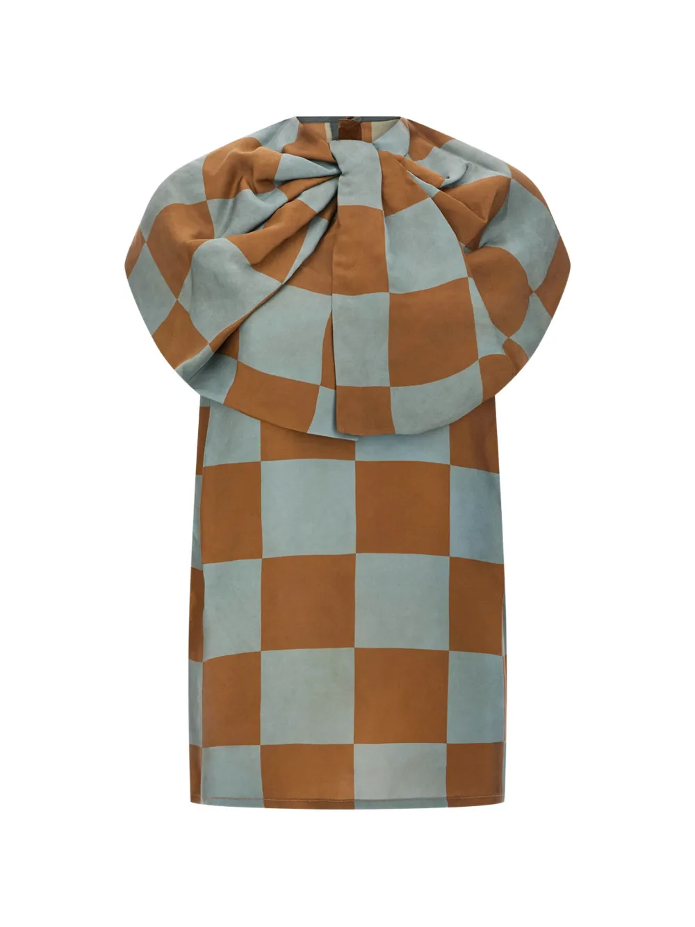 Uma Wang Geruit shirt Geel