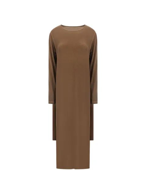 Uma Wang long-sleeve layered-detail maxi dress