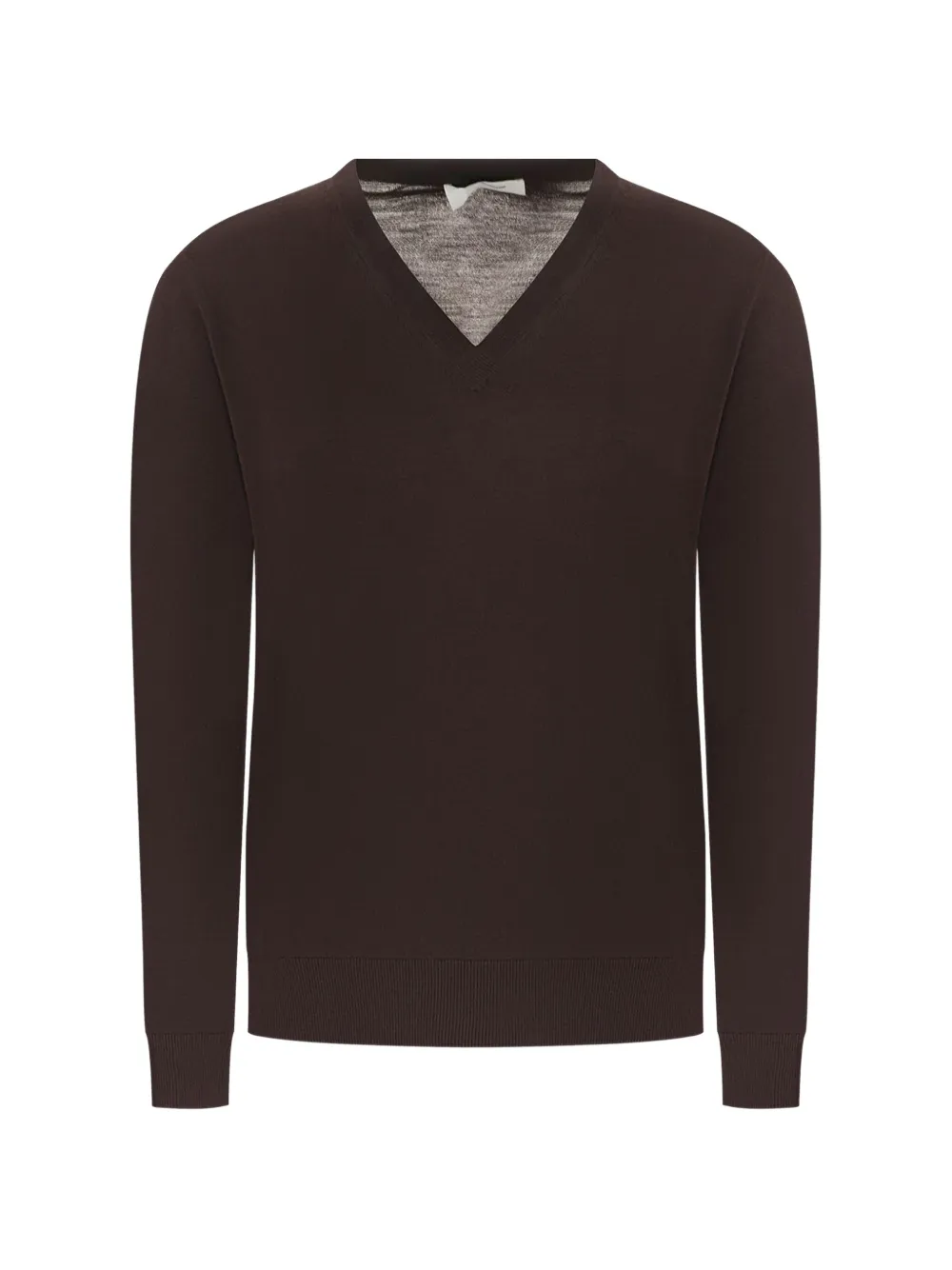 PAOLO RAGAZZINI V-neck wool sweater - Braun