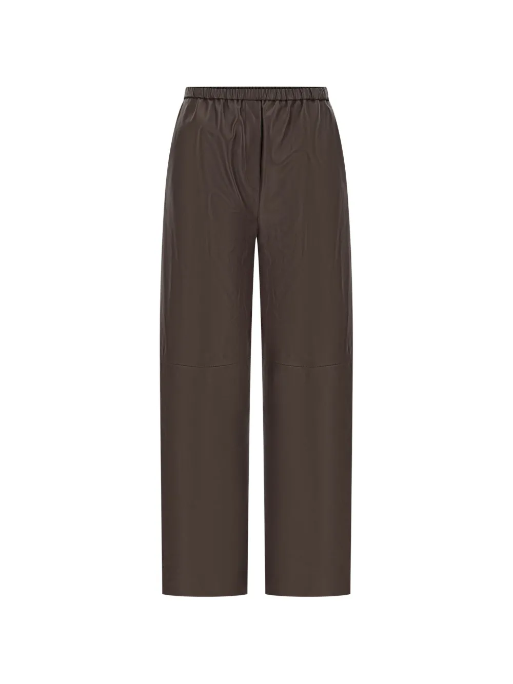 Antonelli elasticated-waist leather trousers Bruin