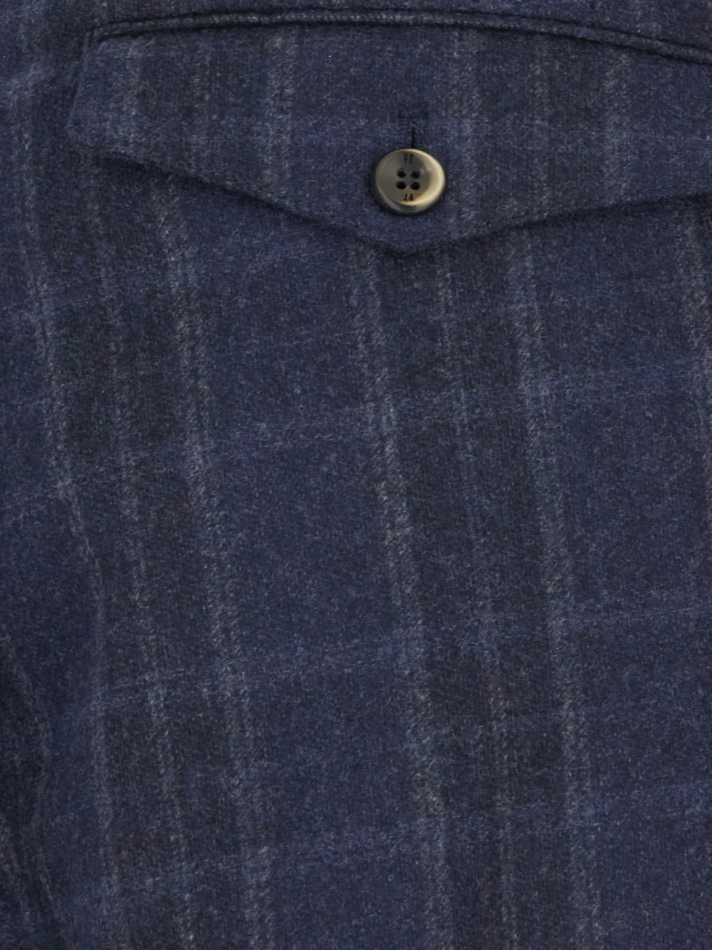 PT Torino check-pattern pleated trousers Blauw
