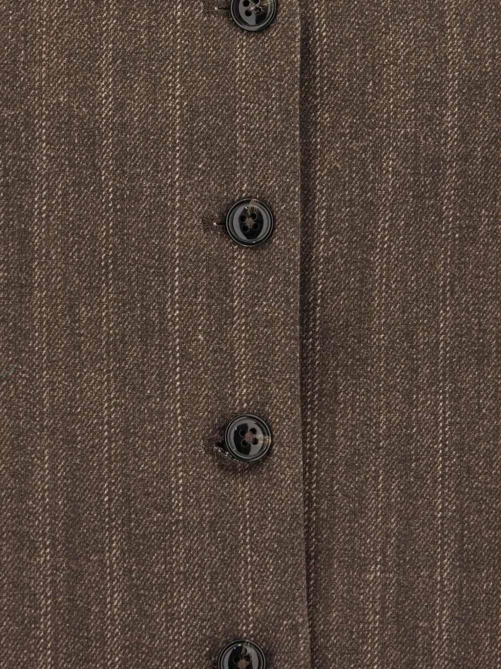 Circolo 1901 pinstripe-pattern waistcoat Bruin