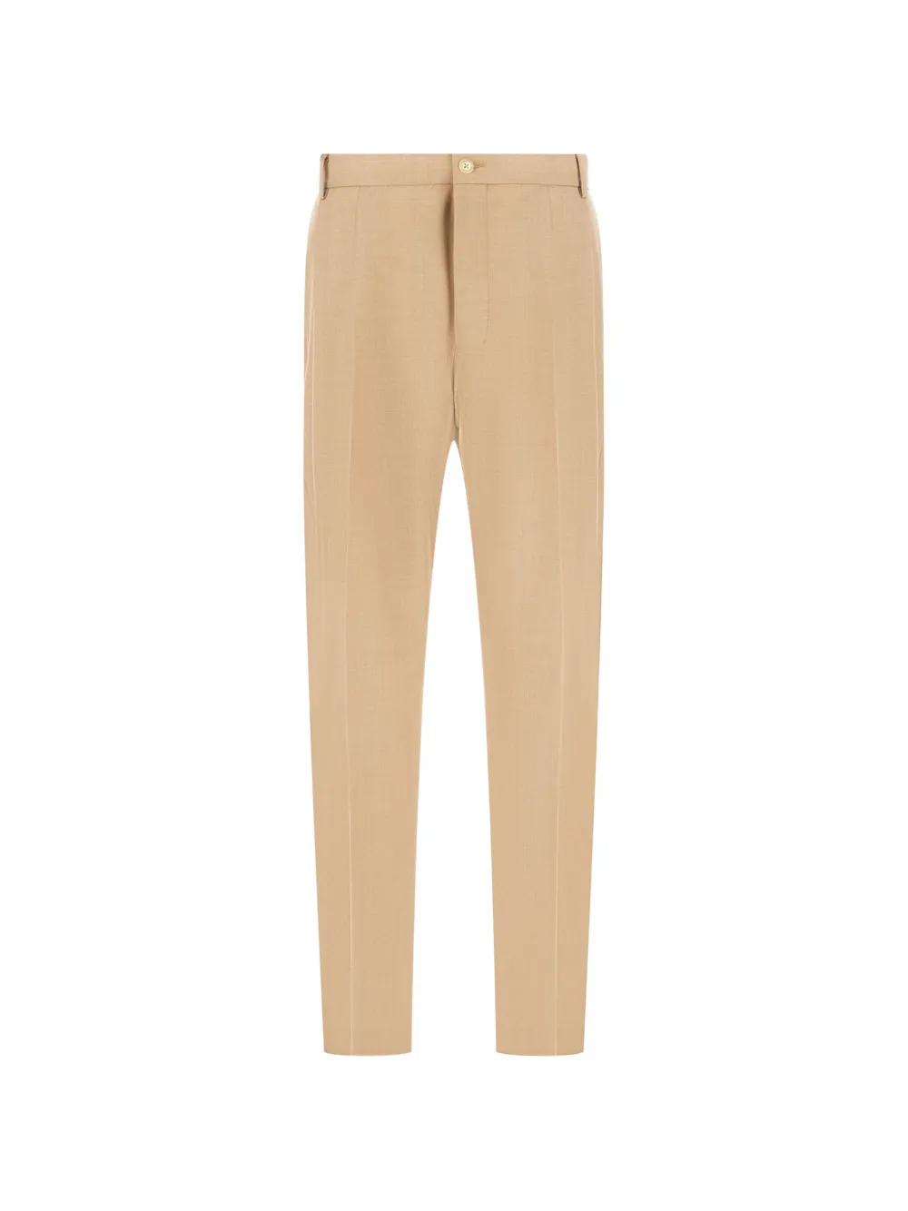 Laneus tailored virgin wool trousers Beige