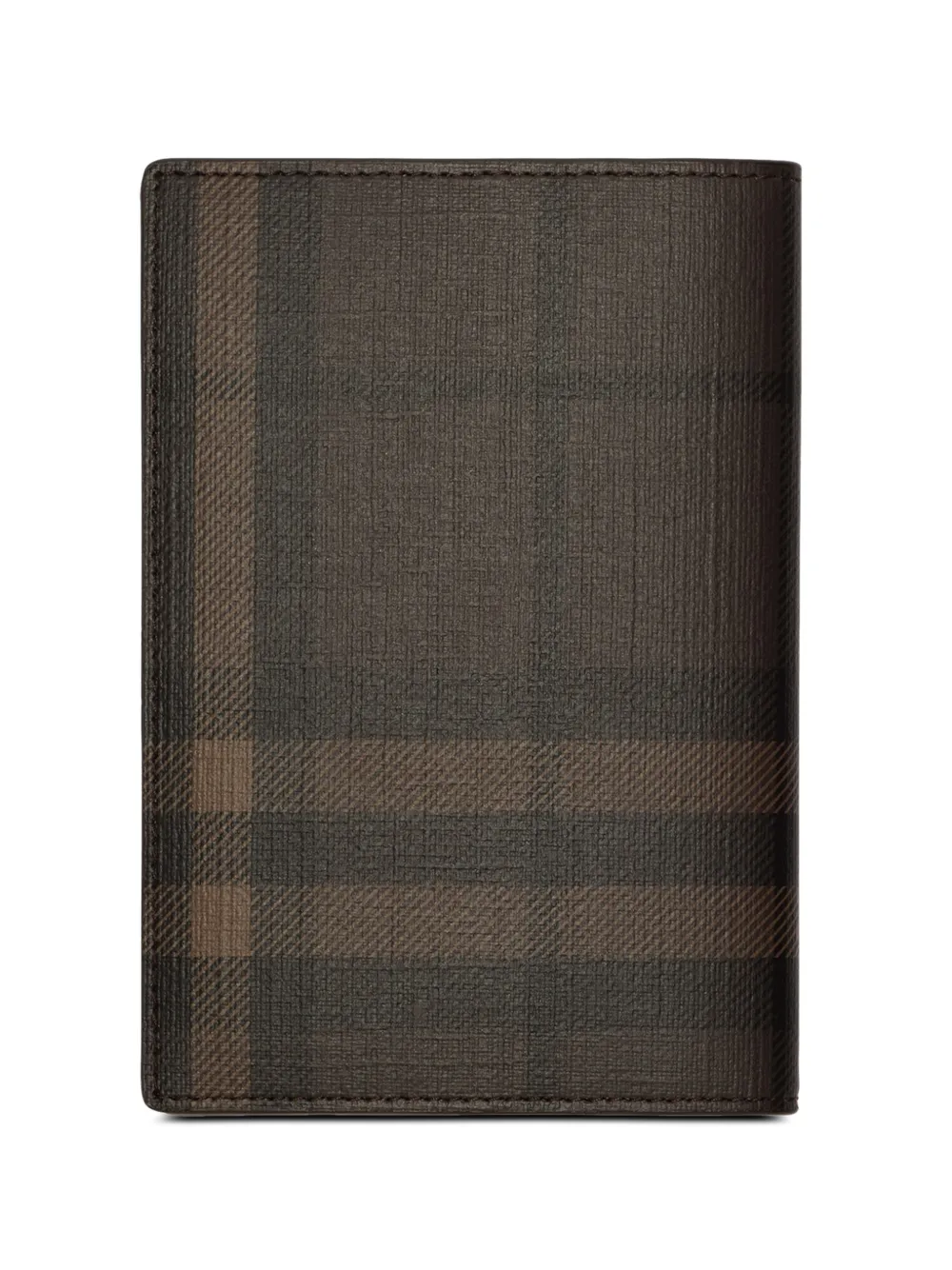Burberry City Check passport holder Bruin