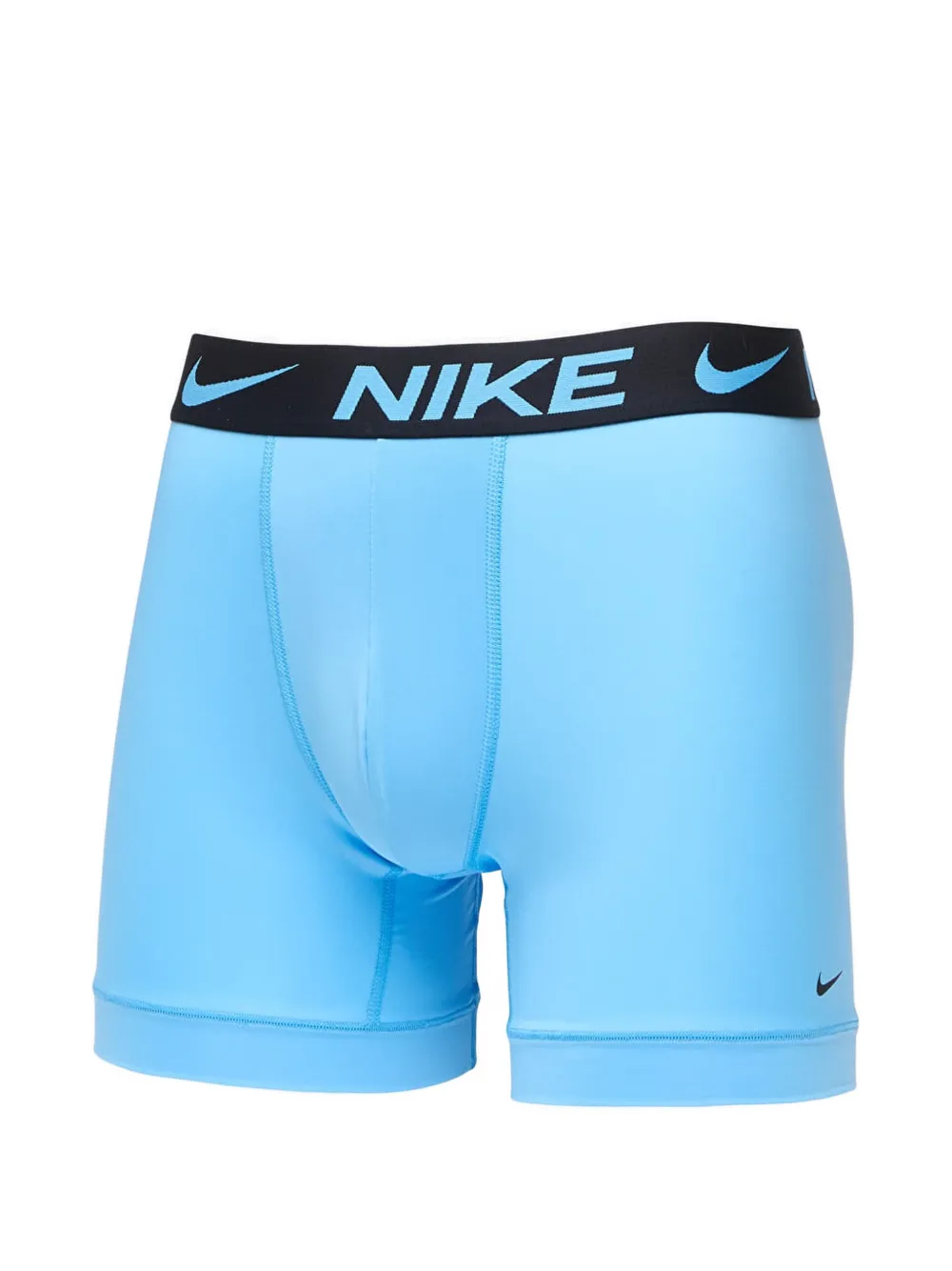 Nike logo-waistband boxer briefs (set of three) - Blu