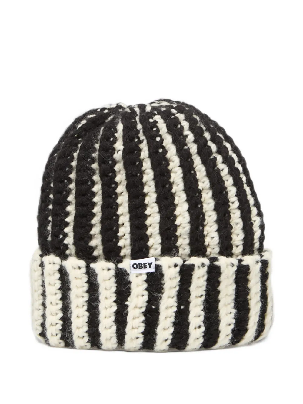 Obey Scout chunky-knit beanie hat - Schwarz