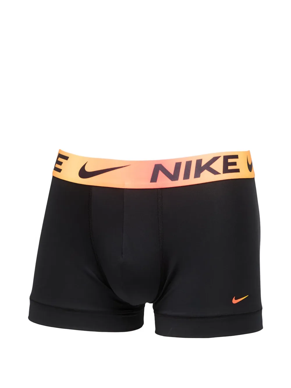 Nike logo-waistband trunks (set of three) Zwart