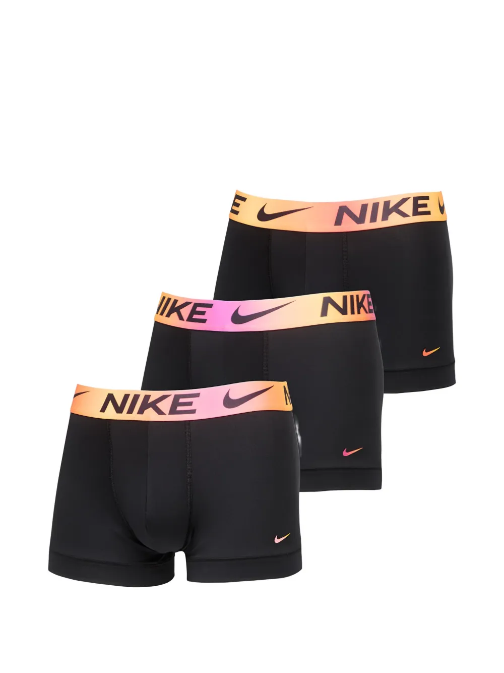 Nike logo-waistband trunks (set of three) - Schwarz