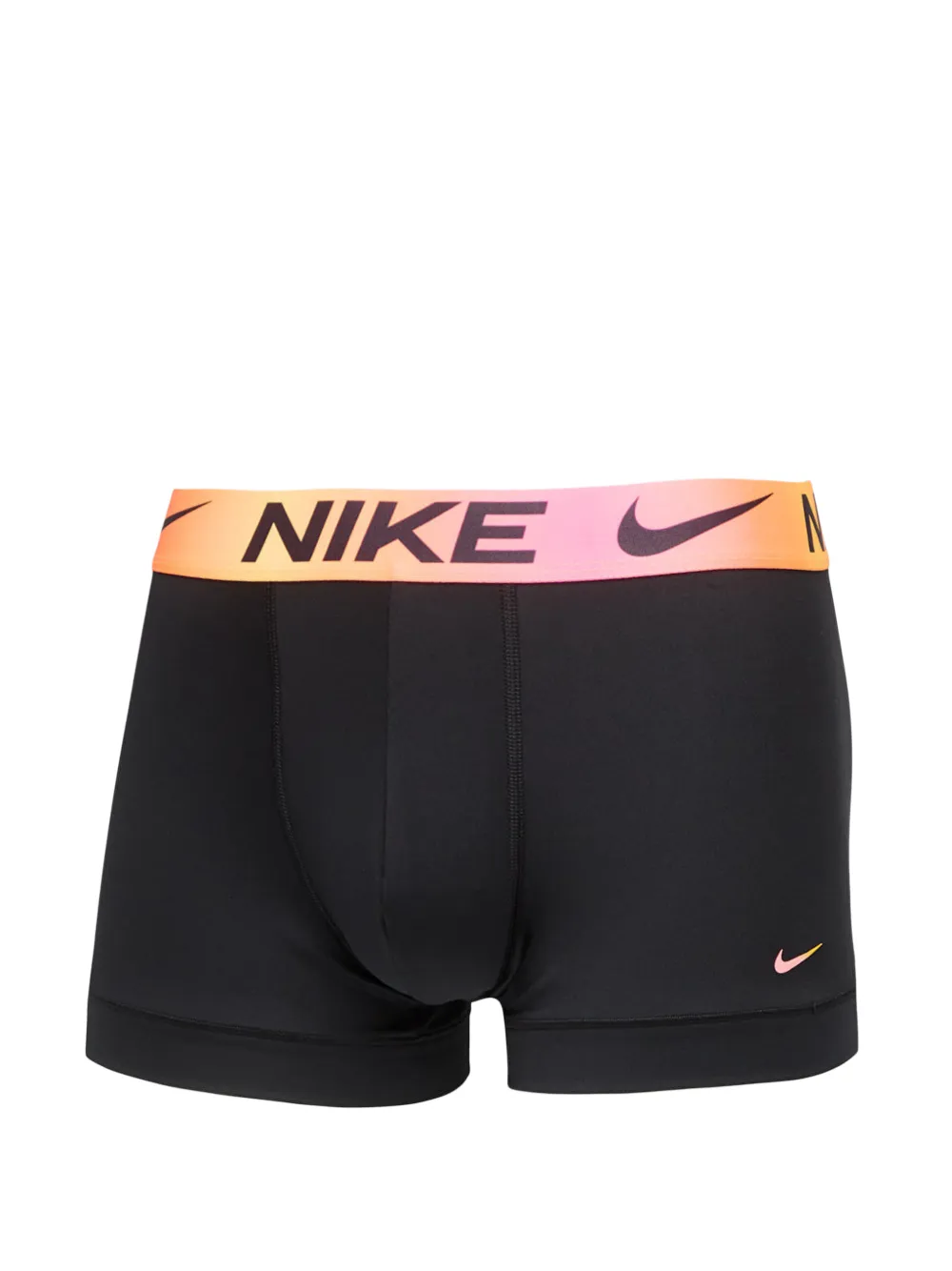 Nike logo-waistband trunks (set of three) Zwart