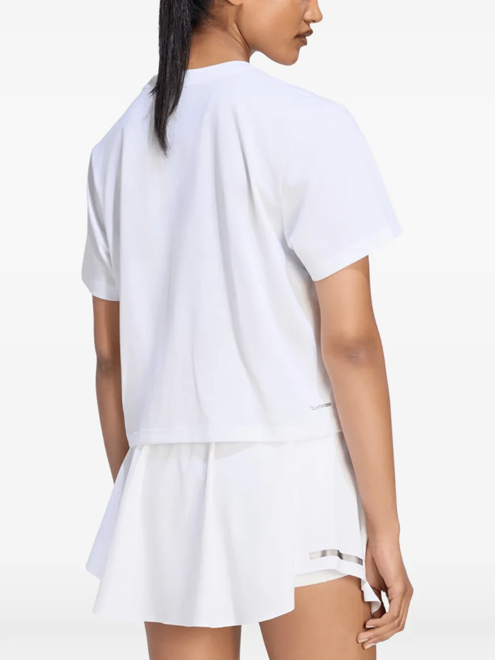 adidas tennis culture graphic T-shirt Wit